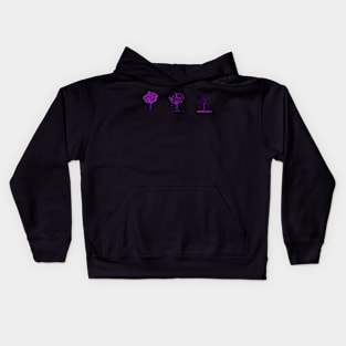 Fall Trees Kids Hoodie